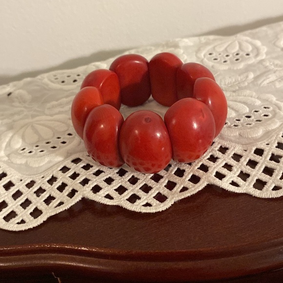 ✨Tested ✨BAKELITE Bracelet / chunky genuine Bakelite - Picture 4 of 16